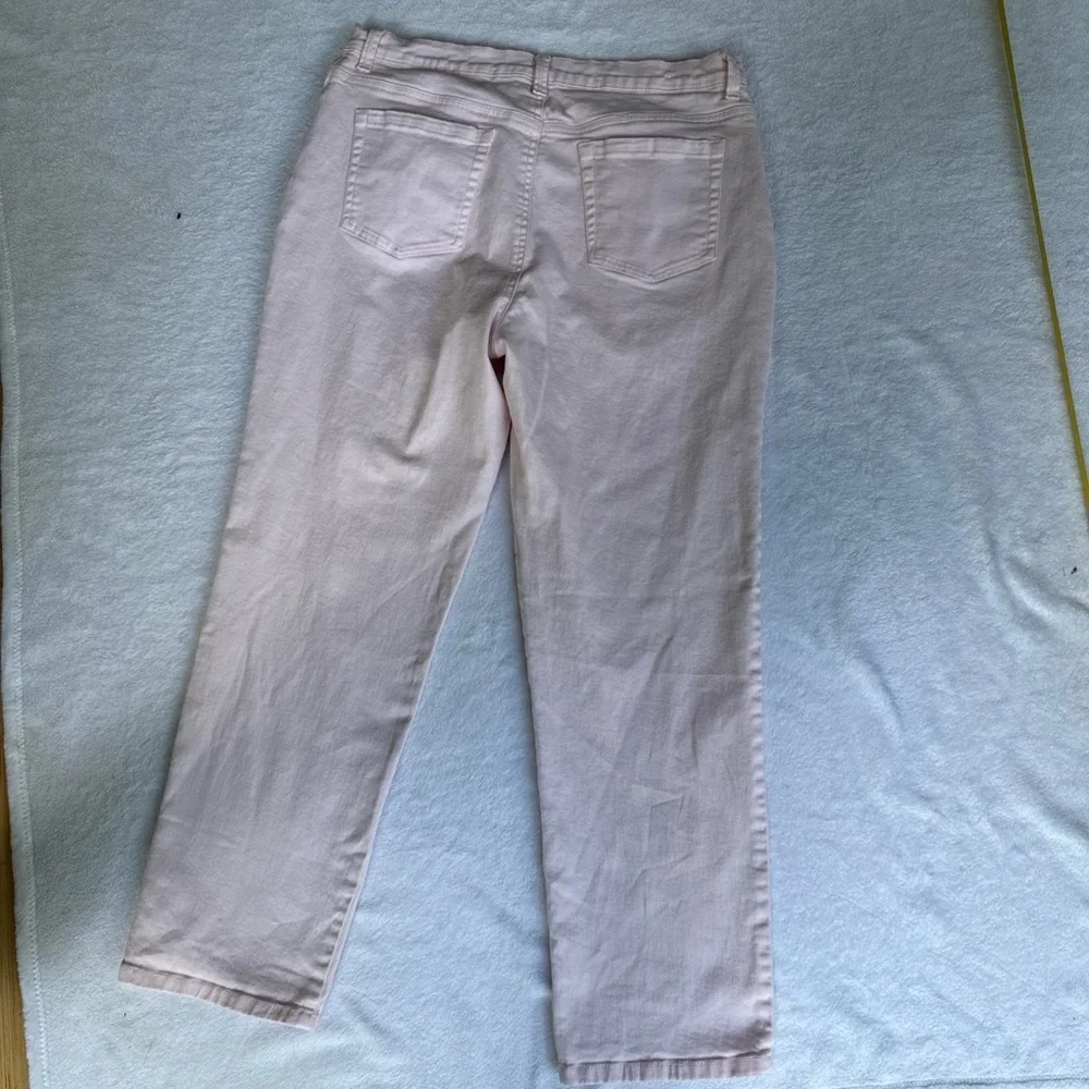 Gloria Vanderbilt Light Pink Straight Leg Jeans - Picture 8 of 9